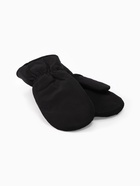 Варежки флисовые зимние мужские, размер 25 см, чёрные - фото 809303887