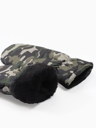 Варежки флисовые зимние мужские, размер 25 см, хаки - фото 809303891