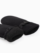 Варежки флисовые зимние мужские, размер 25 см, чёрные - фото 809303894