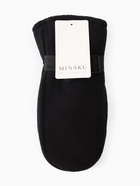 Варежки флисовые зимние мужские, размер 25 см, чёрные - фото 809303895