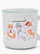 Кружка чайная новогодняя «Замурчательного праздника», 530 мл - Фото 2