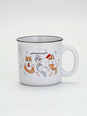Кружка чайная новогодняя «Замурчательного праздника», 530 мл