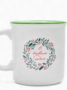Кружка чайная новогодняя «Новогодний венок», 340 мл - Фото 2