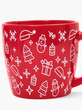 Кружка чайная новогодняя «Новый год», 370 мл