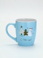 Кружка керамическая новогодняя «С новым годом!», 690 мл 10867449