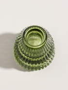 Стеклянный подсвечник на 1 свечу «Ёлочка гофре», зелёный, d=2.2 см, 6.3×6.3×8 см - Фото 3