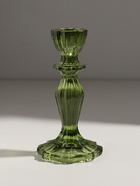 Стеклянный подсвечник на 1 свечу «Бутон на ножке», зелёный, d=2 см, 8×8×15 см - Фото 2