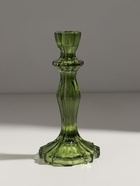 Стеклянный подсвечник на 1 свечу «Бутон на ножке», зелёный, d=2 см, 10×10×20 см - Фото 2