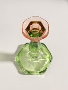 Стеклянный подсвечник на 1 свечу «Градиент. Грани», оранжево-зелёный, d=2.2 см, 10×10×19 см - Фото 3