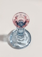 Стеклянный подсвечник на 1 свечу «Градиент. Фактура», розово-голубой, d=2.2 см, 7×7×15 см - Фото 3