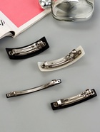 Заколки - автомат для волос «Беверли», набор 4 шт., 8 см, 8.5 см, 9 см, 10.5 см - фото 53885034