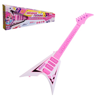 УЦЕНКА Музыкальная игрушка «Звёздная гитара», звук, свет