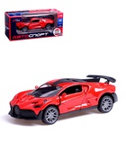 УЦЕНКА Машина металлическая «Купе», 1:36, инерционная, открываются двери, красный - Фото 1