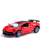 УЦЕНКА Машина металлическая «Купе», 1:36, инерционная, открываются двери, красный - Фото 4