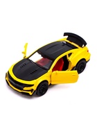УЦЕНКА Машинка металлическая «Спорт», инерция, открываются двери, багажник, жёлтый 10906047
