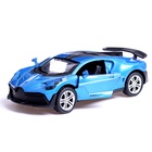 УЦЕНКА Машина металлическая «Купе», 1:28, световые и звуковые эффекты, открываются двери, синяя - Фото 4