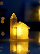 Световая фигура «Домик», 8×5 см, 1 LED, от батареек LR1130×3, свечение тёплое белое - Фото 3