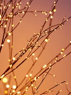 Дерево светодиодное 150 см, 1000 LED, постоянное свечение, 31 В, свечение янтарно-белое - Фото 2