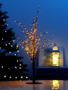 Дерево светодиодное 60 см, 240 LED, постоянное свечение, USB, свечение янтарно-белое - Фото 1