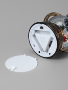 Светодиодная фигура фонарь «Дед мороз у елки», 19×11×9.5 см, от батареек AAAx3, свечение тёплое белое - фото 809447634