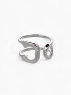 Серьги каффы «Булавка», цвет серебро - Фото 1