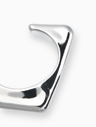 Браслет манжета «Уголки», d=10 см, цвет серебро - Фото 6