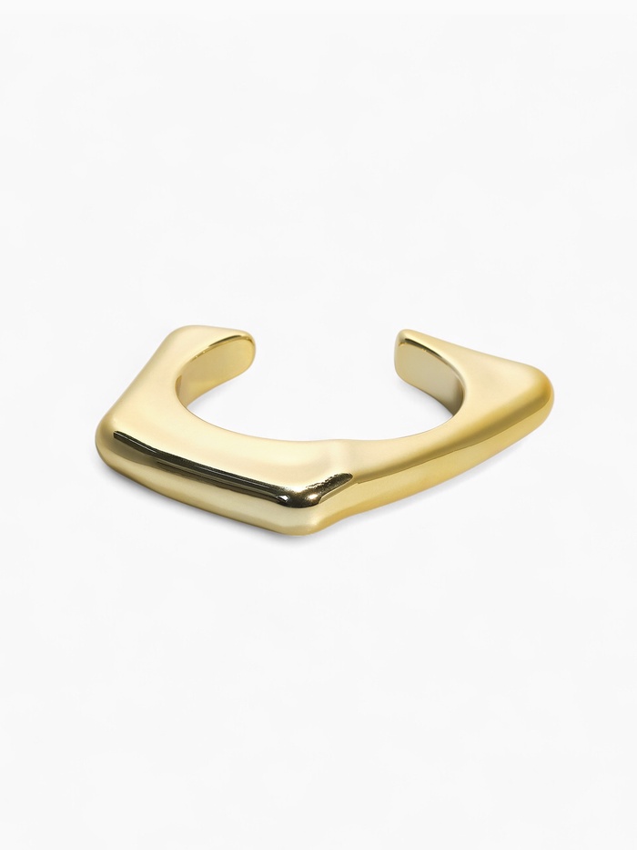 Браслет манжета «Уголки», цвет золото - Фото 1