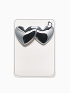 Серьги пластик «Сердце», цвет серебро - Фото 4