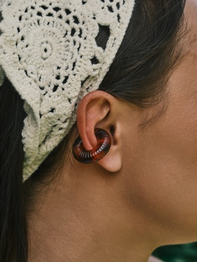 Серьги каффы «Леопард» набор 3 шт, цветные