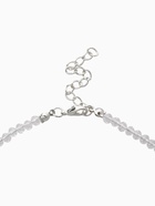 Чокер «Бабочка», хрусталь, белый в серебре, 36 см + 5 см доп, цепочка - Фото 4