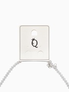 Чокер «Бабочка», хрусталь, белый в серебре, 36 см + 5 см доп, цепочка - Фото 6