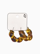 Серьги акрил «Леопард» крученые, цветной в серебре - Фото 4