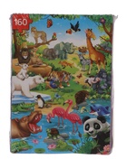 УЦЕНКА Пазл детский «Весёлый зоопарк», 160 деталей 10906175