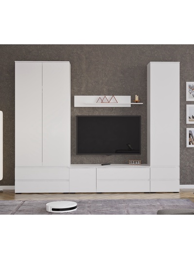 Гостиная «Лора», 2750×2200×440 мм, цвет белый