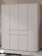 Шкаф прямой четырёхстворчатый «Лора» для одежды, 1 ящик, 1800×570×2200 мм, цвет кашемир 10900301 - фото 319890210