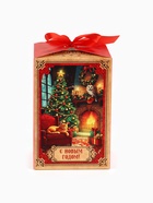 Коробка подарочная складная «С Новым годом», 12×18×12 см - фото 52742780