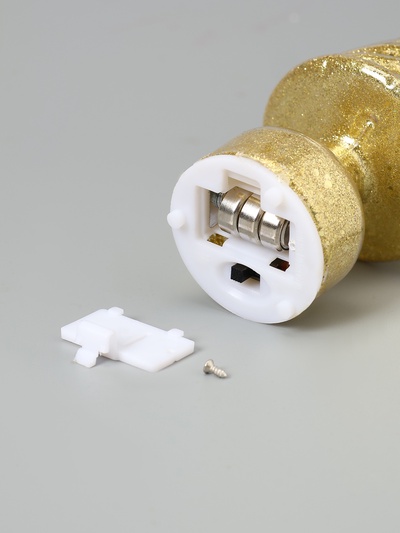 Фигура светодиодная «Ёлочка конус», 1 LED, 15×5 см, от батареек AG13×3, свечение тёплое белое