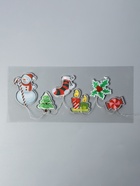 Светодиодная наклейка на окна «Снеговичок», 0.5 м, 6 LED, от батареек CR2032×2, свечение тёплое белое - Фото 3