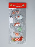 Светодиодная наклейка на окна «Новогоднее настроение», 0.5 м, 6 LED, от батареек CR2032×2, свечение тёплое белое - Фото 5