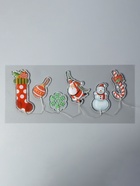 Светодиодная наклейка на окна «Новогоднее настроение», 0.5 м, 6 LED, от батареек CR2032×2, свечение тёплое белое - Фото 1