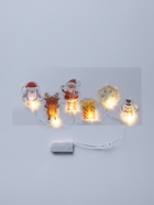 Светодиодная наклейка на окна «Новогодние друзья», 0.5 м, 6 LED, от батареек CR2032×2, свечение тёплое белое - Фото 3