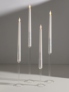 Набор подсвечников на 1 свечу «Валери», 4 шт., стекло, прозрачный, d=2 см - Фото 1