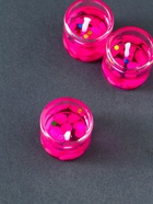 Набор свечей гелевых «Конь. Мечтай. Сияй. Зажигай», 3 шт., розовые, 2.5×2.5×2.5 см - Фото 6