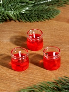 Набор свечей гелевых «Конь. С Новым годом!», 3 шт., красные, 2.5×2.5×2.5 см - Фото 3