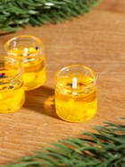 Набор свечей гелевых «Золотой конь. На удачу», 3 шт., золотые, 2.5×2.5×2.5 см - Фото 4