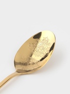 Набор столовых ложек Доляна «Эмили», длина 20.5 см, 6 шт., нержавеющая сталь, золотистый - Фото 3