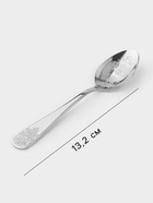 Набор чайных ложек Доляна «Эмили», длина 13.2 см, 6 шт., нержавеющая сталь, серебристый - Фото 2