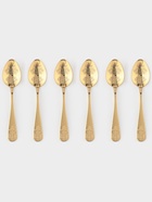 Набор чайных ложек Доляна «Эмили», длина 13.2 см, 6 шт., нержавеющая сталь, золотистый - Фото 1