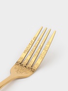 Вилки столовые Доляна «Эмили», длина 20.5 см, 6 шт., нержавеющая сталь, золотистые - Фото 3