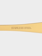 Вилки столовые Доляна «Эмили», длина 20.5 см, 6 шт., нержавеющая сталь, золотистые - Фото 5